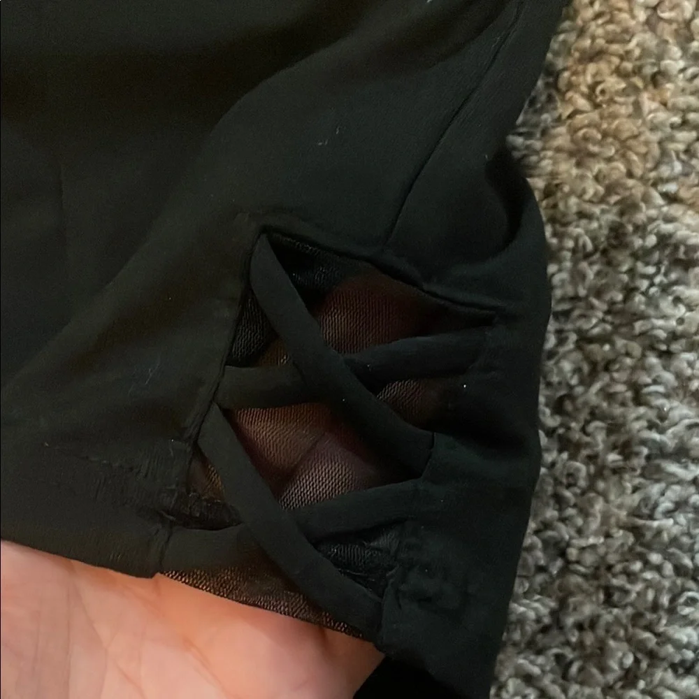 Justice Active Black Kids Shorts with Heart Design